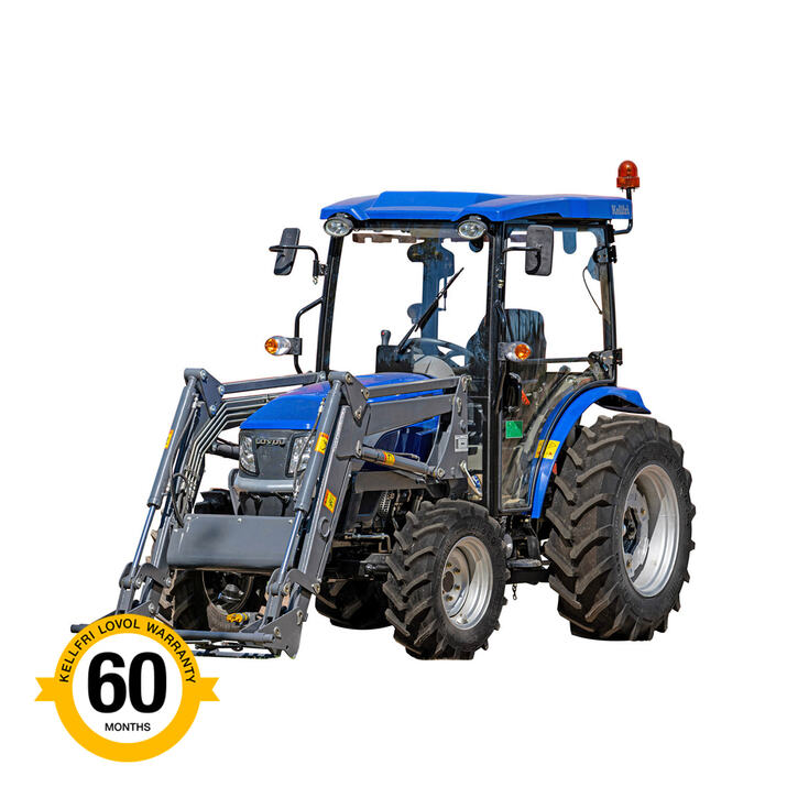 25 hv:n Lovol-nelivetotraktori etukuormaajalla, Stage V