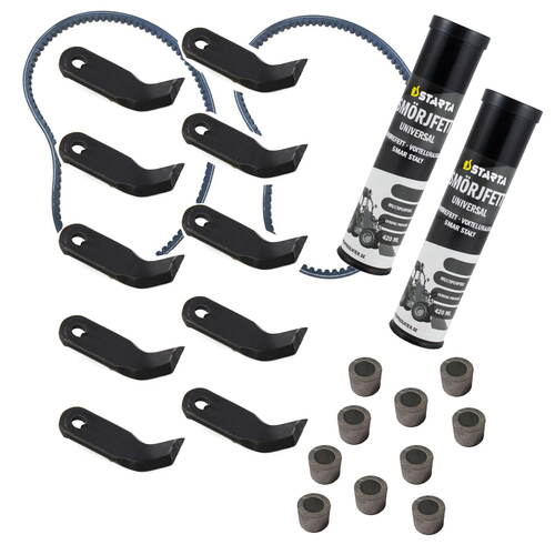 Eteen asennetun ATV XL-leikkurin huoltosarja