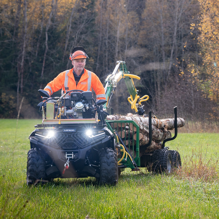 Metsävaunu ATV FT36-2T