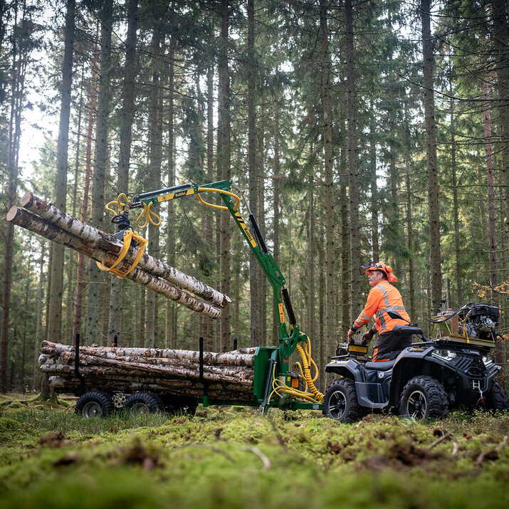 Metsävaunu ATV FT36-2T