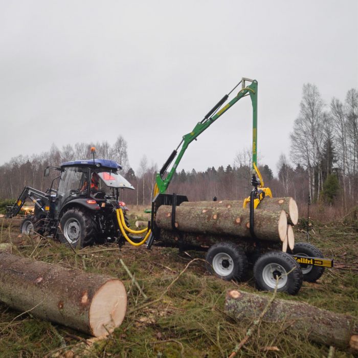 6 tonnin metsävaunu, paketti 2