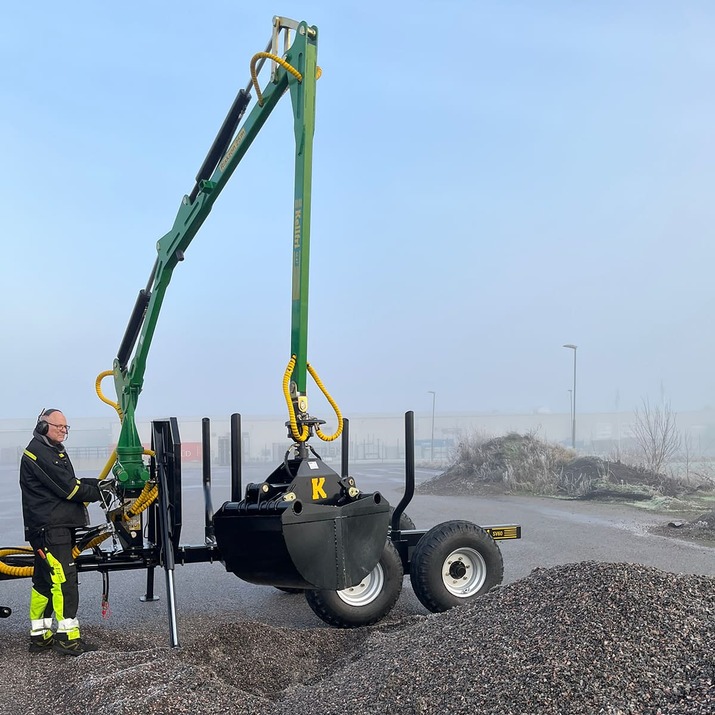 Sisäkekauha metsävaunu, 55 cm