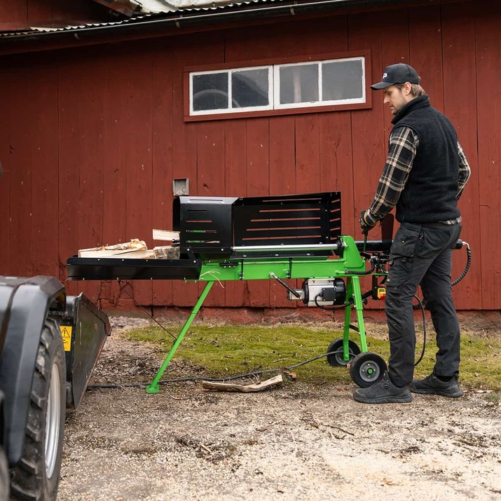 Halkaisukone, sähkökäyttöinen, 7 tonnia, 70 cm