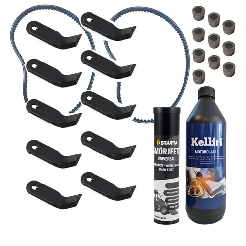 Eteen asennetun ATV XL-leikkurin huoltosarja