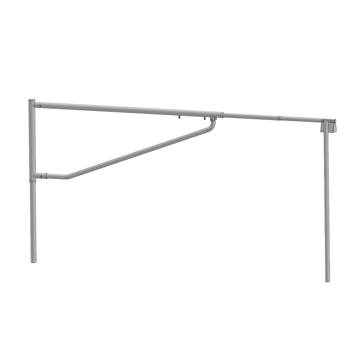 Teleskooppinen tiepuomi 3,5 m-5,5 m