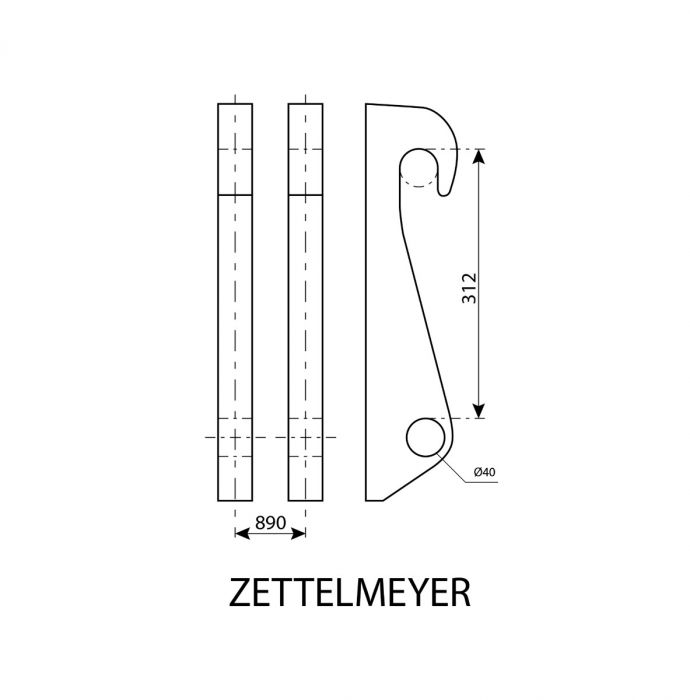 Hitsattava kiinnitys Zettelmeyer 30 mm