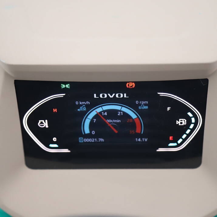 Kompaktitraktori Lovol 25 hv etukuormaajalla, ilman ohjaamoa 