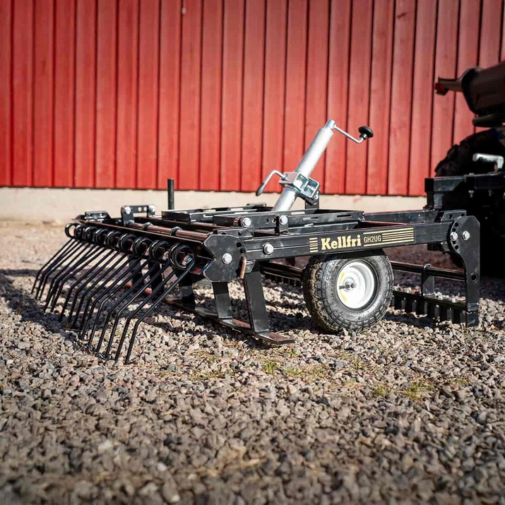 Pihaharava ATV säädettävä työkorkeus ja vetopiste