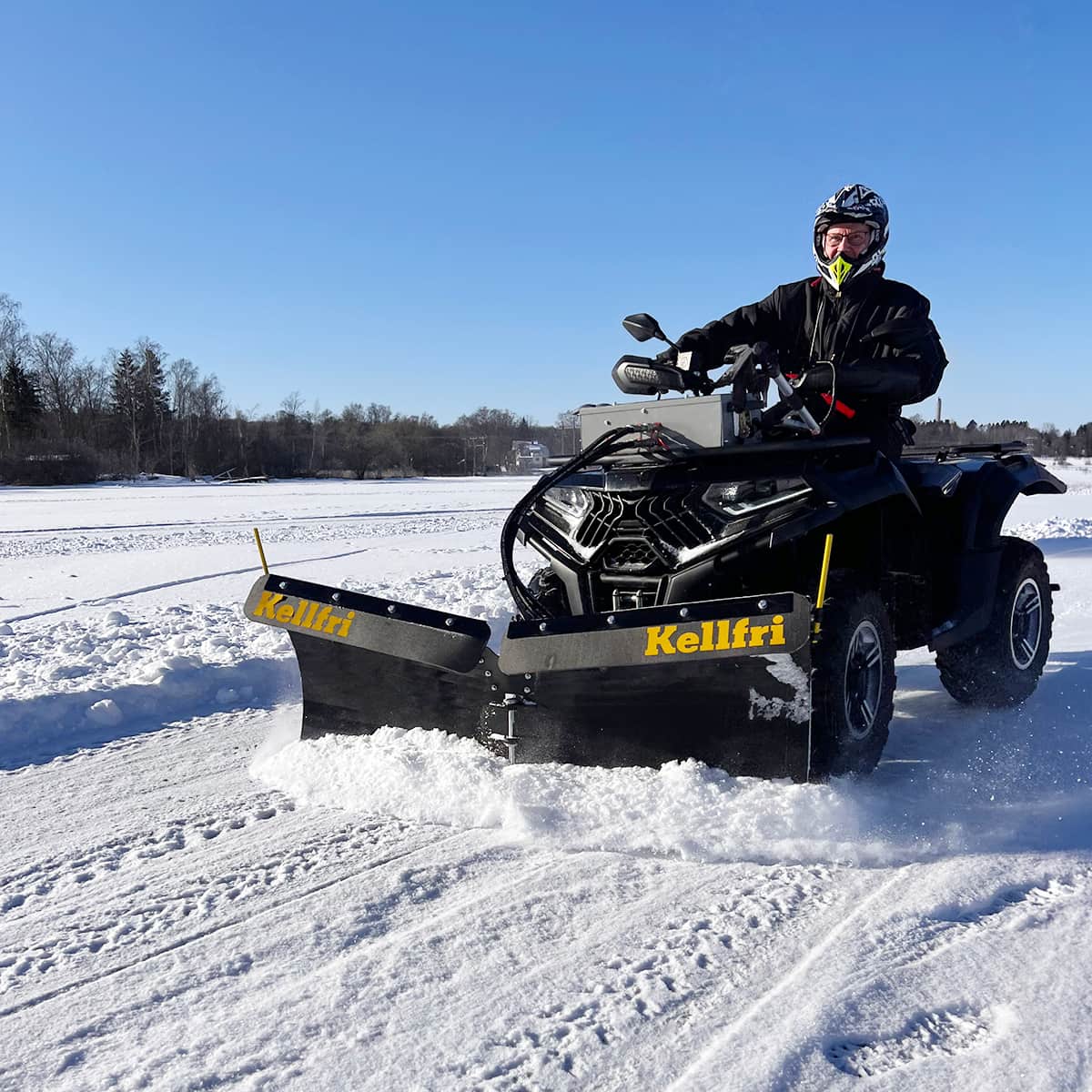ATV-Nivelaura 150 cm hydraulikoneikolla ja sylinterillä