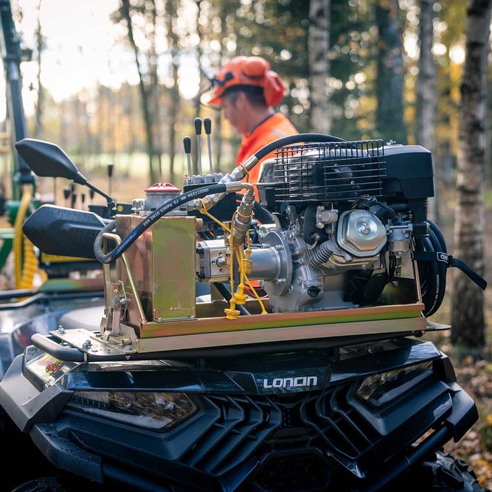 Metsävaunu ATV FT36-2T