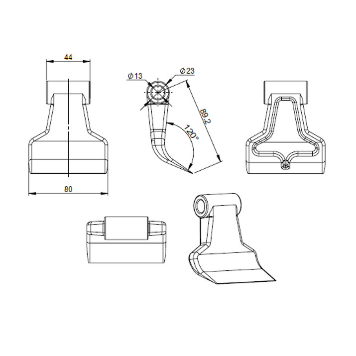 Vasaraterä 80 mm/480 g