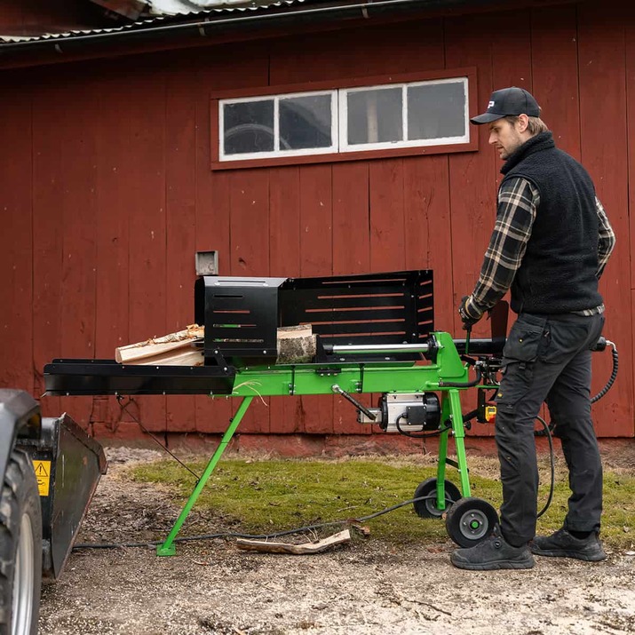Halkaisukone, sähkökäyttöinen, 7 tonnia, 70 cm