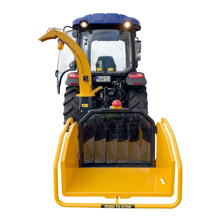 Haketin 150, jossa on hydraulinen syöttö