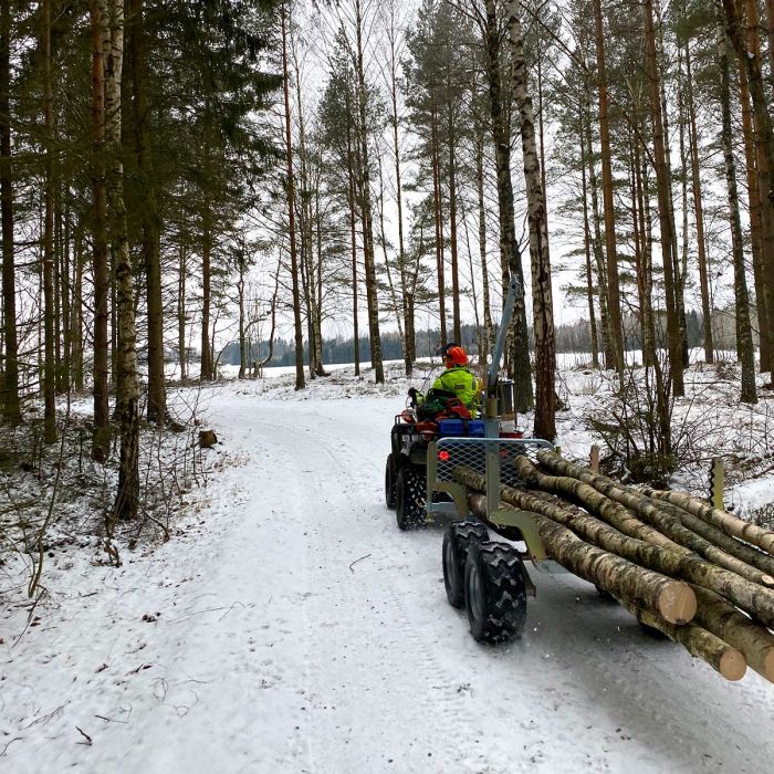 Kippi- ja metsävaunu ATV PRO, Tower2+