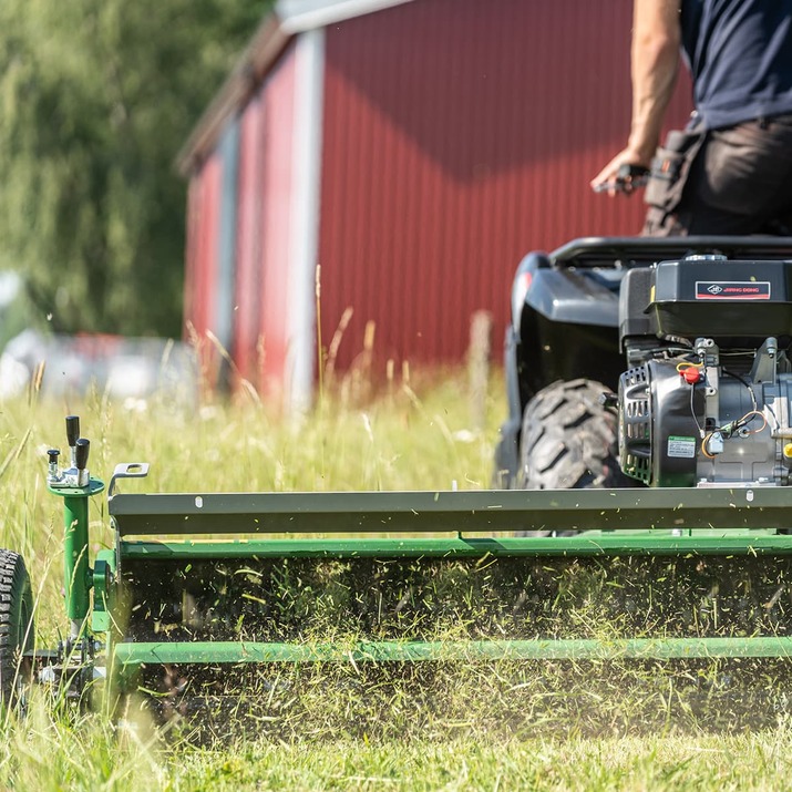 Luukulla varustettu ATV-leikkuri, 1,2 m, 15 hv