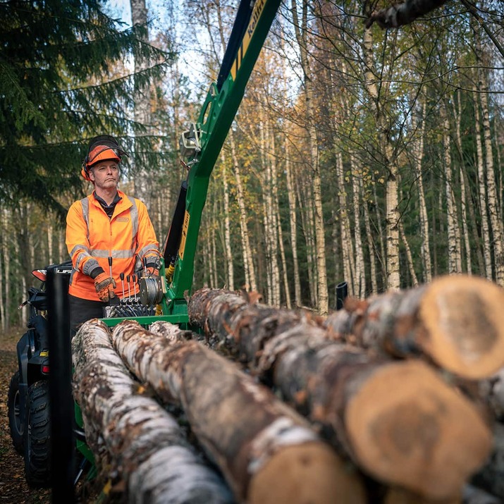 Metsävaunu ATV FT36-2T