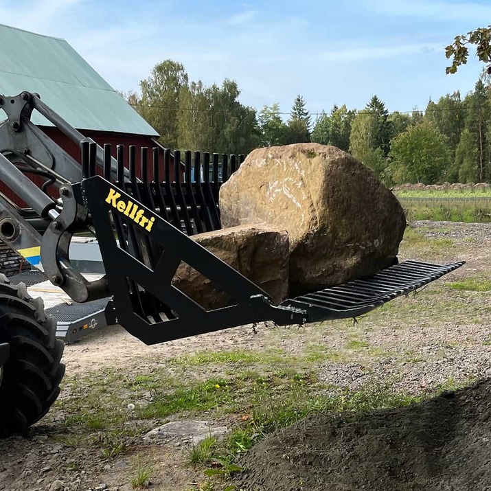 Kivitalikko 1,5 m, pultattu Trima-kiinnike