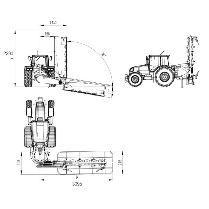 Niittokone 1,6 m