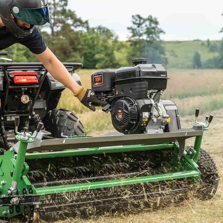 ATV-leikkuri luukulla ja sähköstartilla 1,5 m, Briggs and Stratton 13,5 hv 