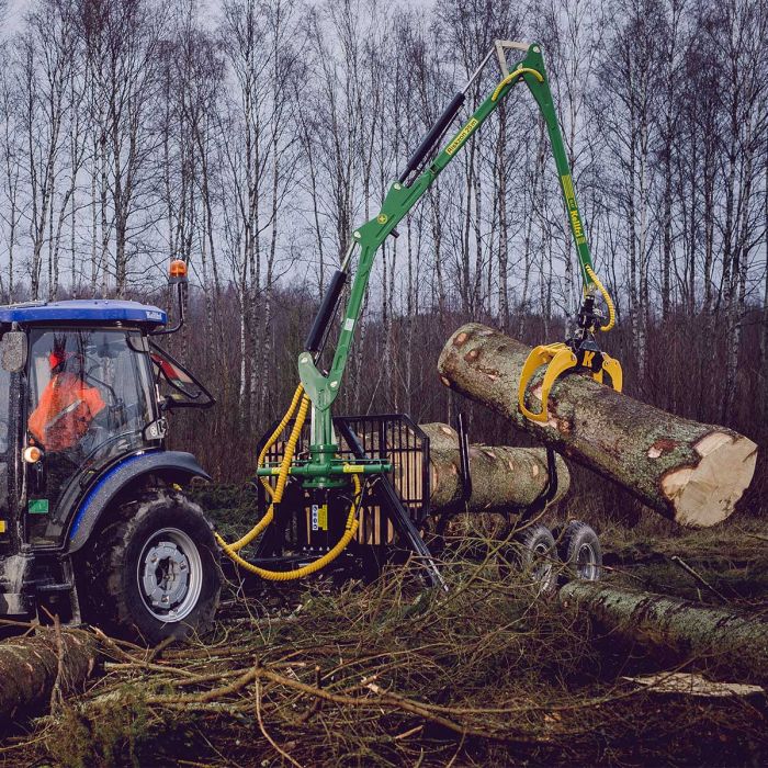 6 tonnin metsävaunu, paketti 1