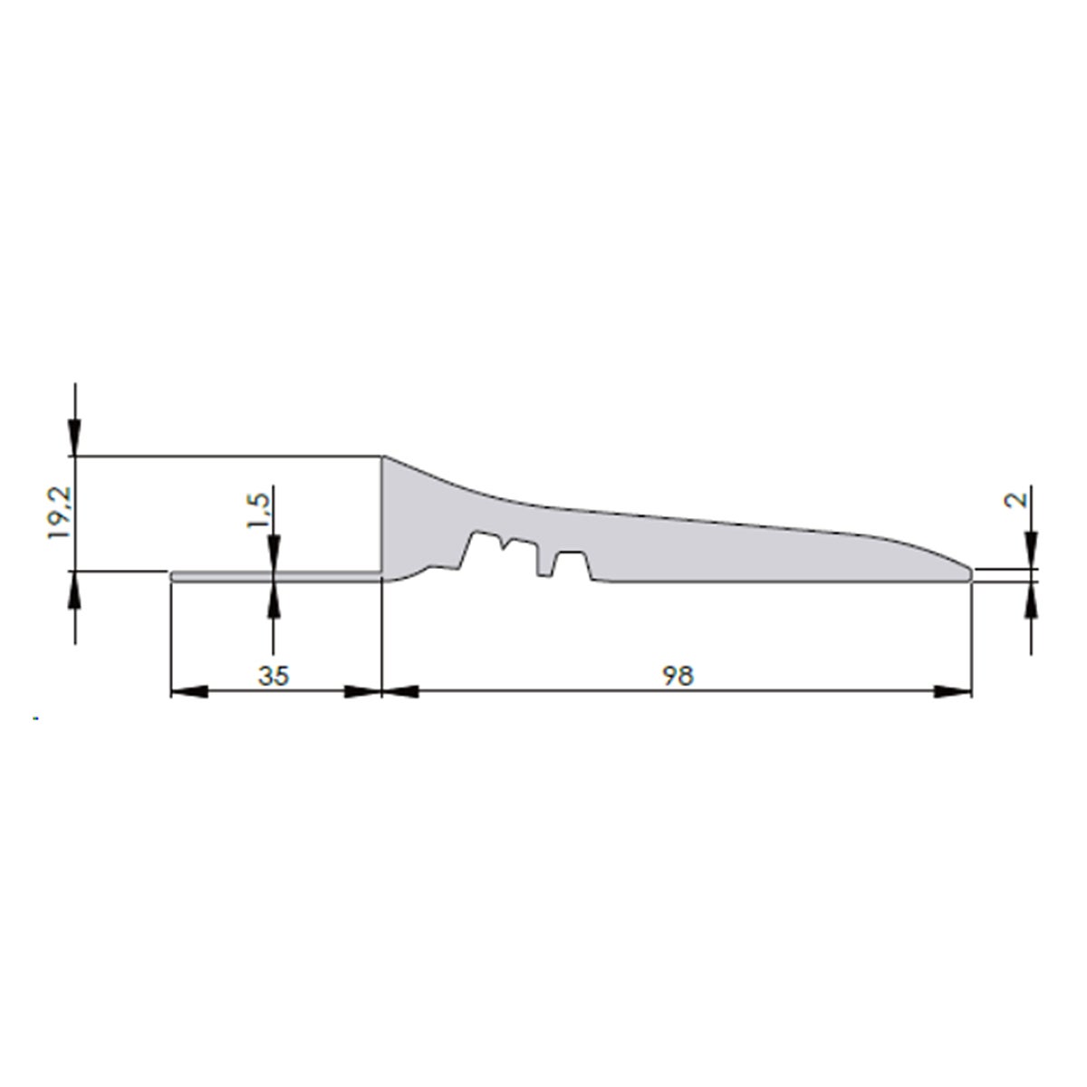 Reunalista 20 mm, 13,5 x 250 cm