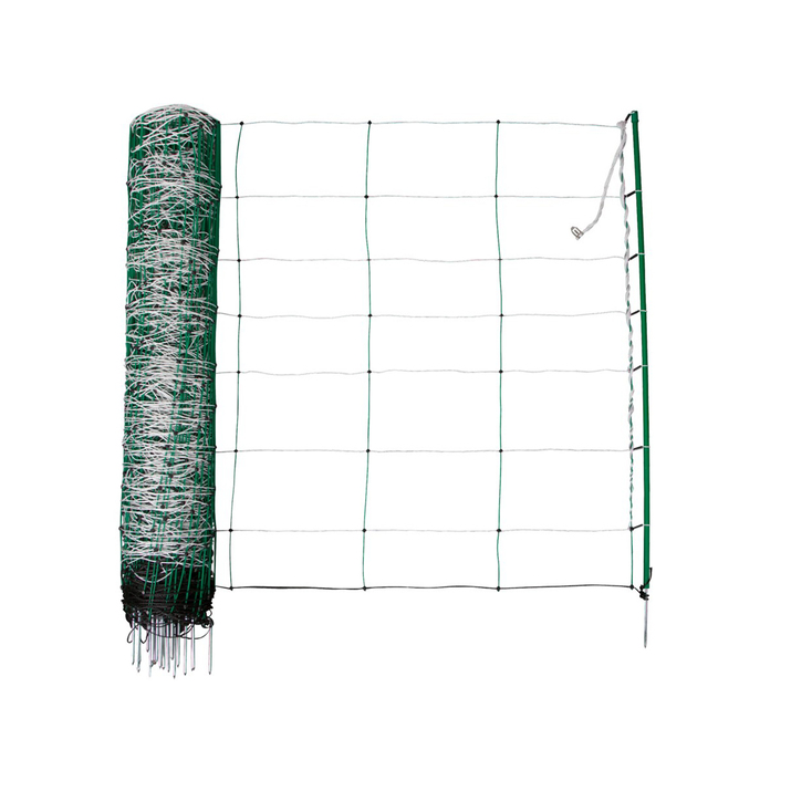 Lammasverkko 50 m, 108 cm, sis. 14 tolppaa