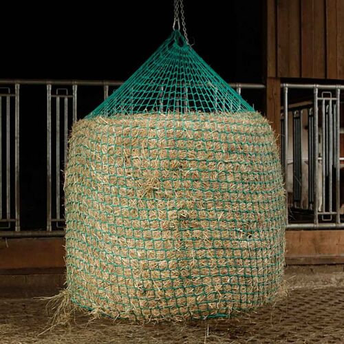 Pyöröpaalin heinäverkko, 180 x 150 cm, ripustettava, SlowFeeder